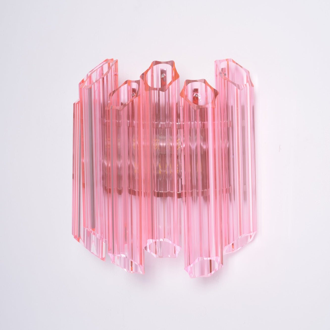 Pink Palermo Murano Wall Lamp - YIOSI