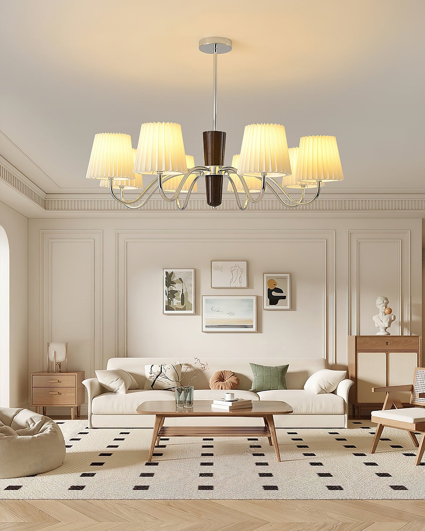 Plisse Chandelier - YIOSI