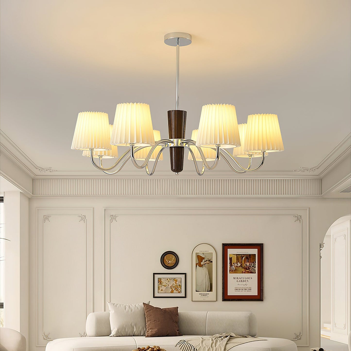 Plisse Chandelier - YIOSI