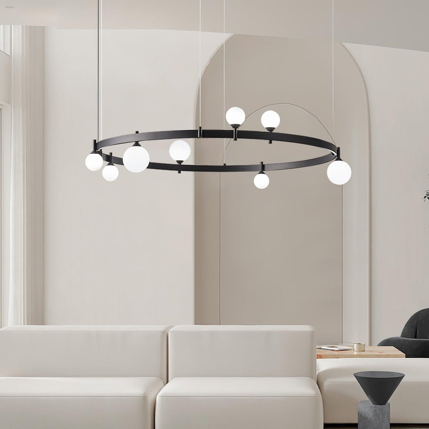 Pomi Round Chandelier - YIOSI