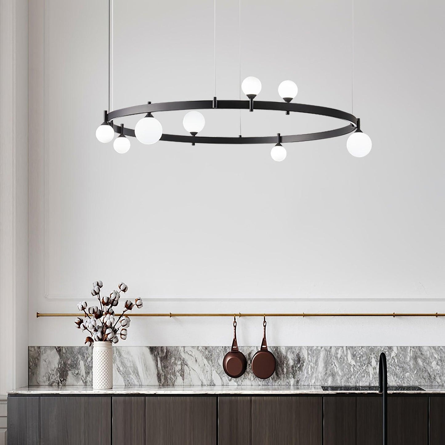 Pomi Round Chandelier - YIOSI