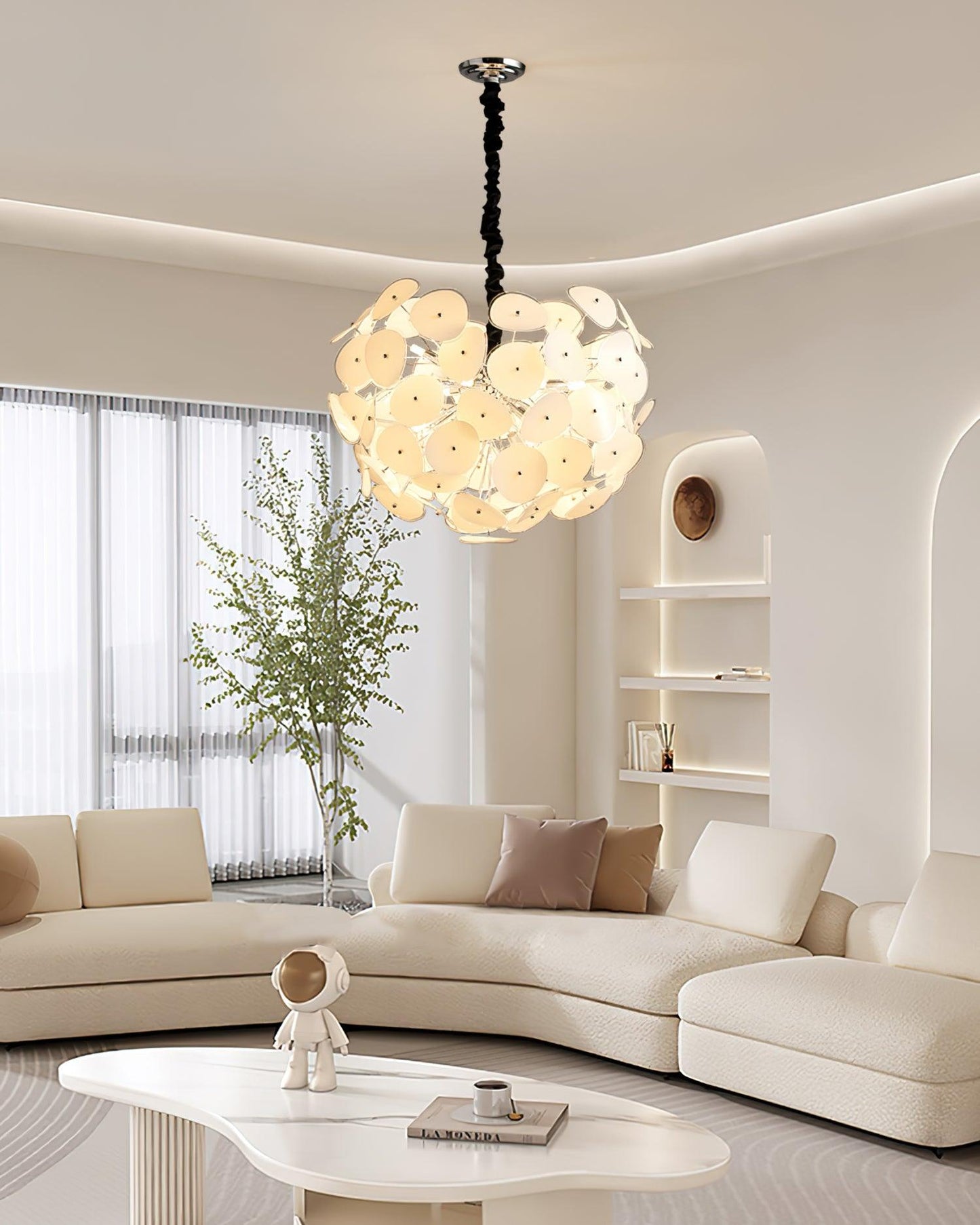 Poppy Glass Chandelier - YIOSI