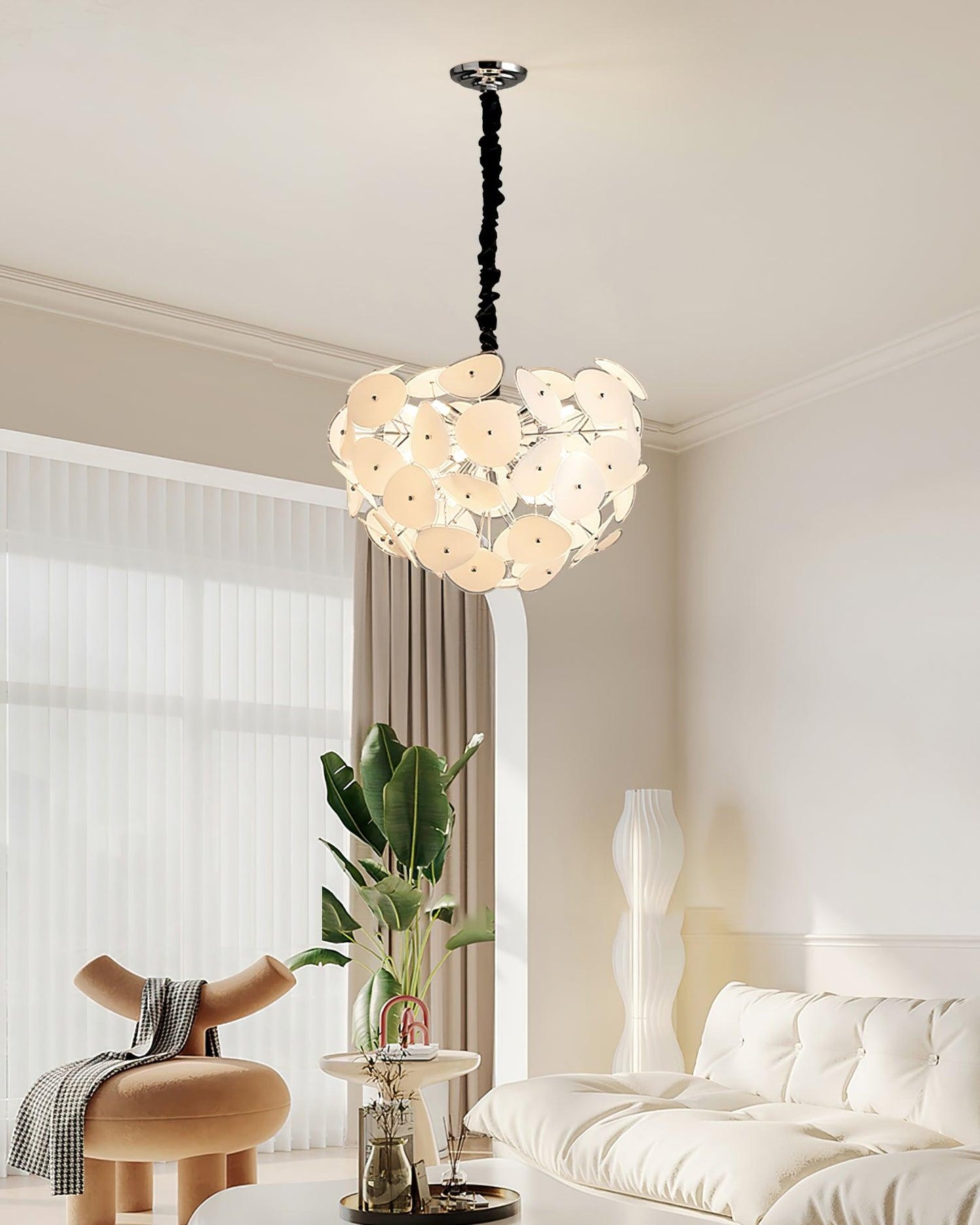 Poppy Glass Chandelier - YIOSI