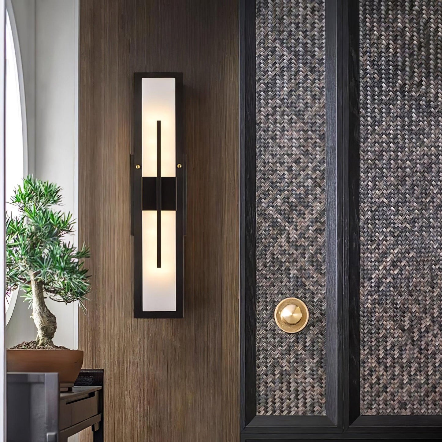 Possini Outdoor Wall Light Waterproof Stainless Steel LED Sconce