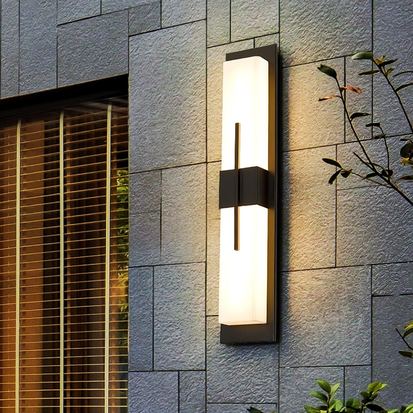 Possini Outdoor Wall Light Waterproof Stainless Steel LED Sconce