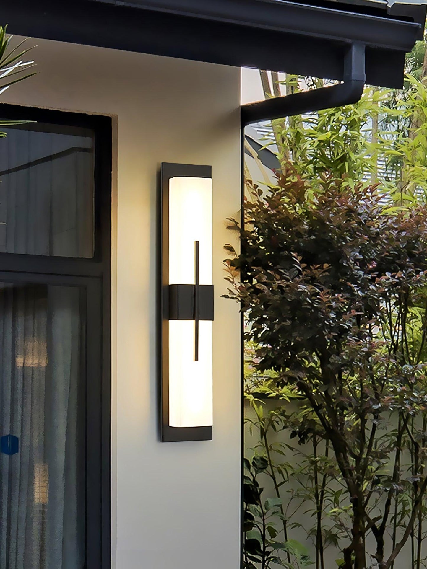 Possini Outdoor Wall Light Waterproof Stainless Steel LED Sconce