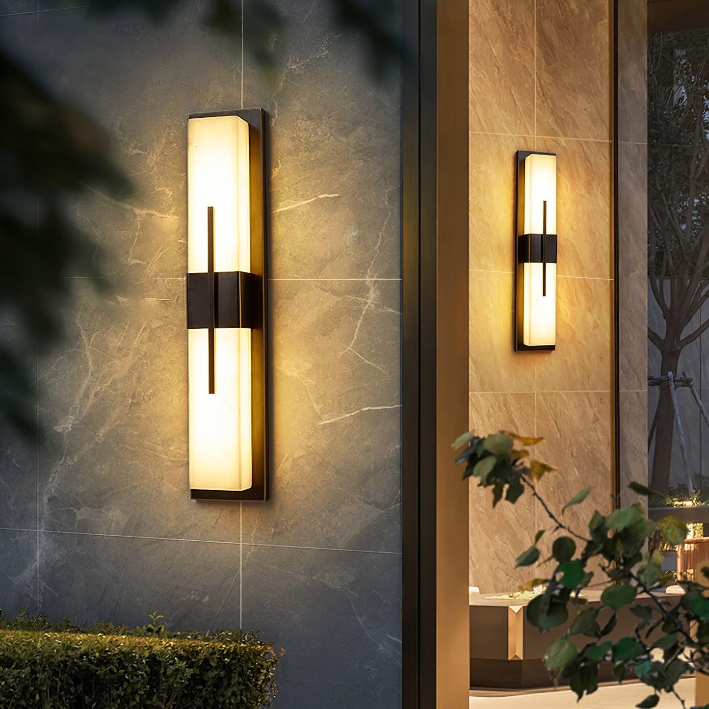 Possini Outdoor Wall Light Waterproof Stainless Steel LED Sconce