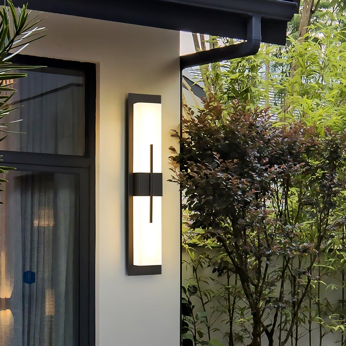 Possini Outdoor Wall Light Waterproof Stainless Steel LED Sconce