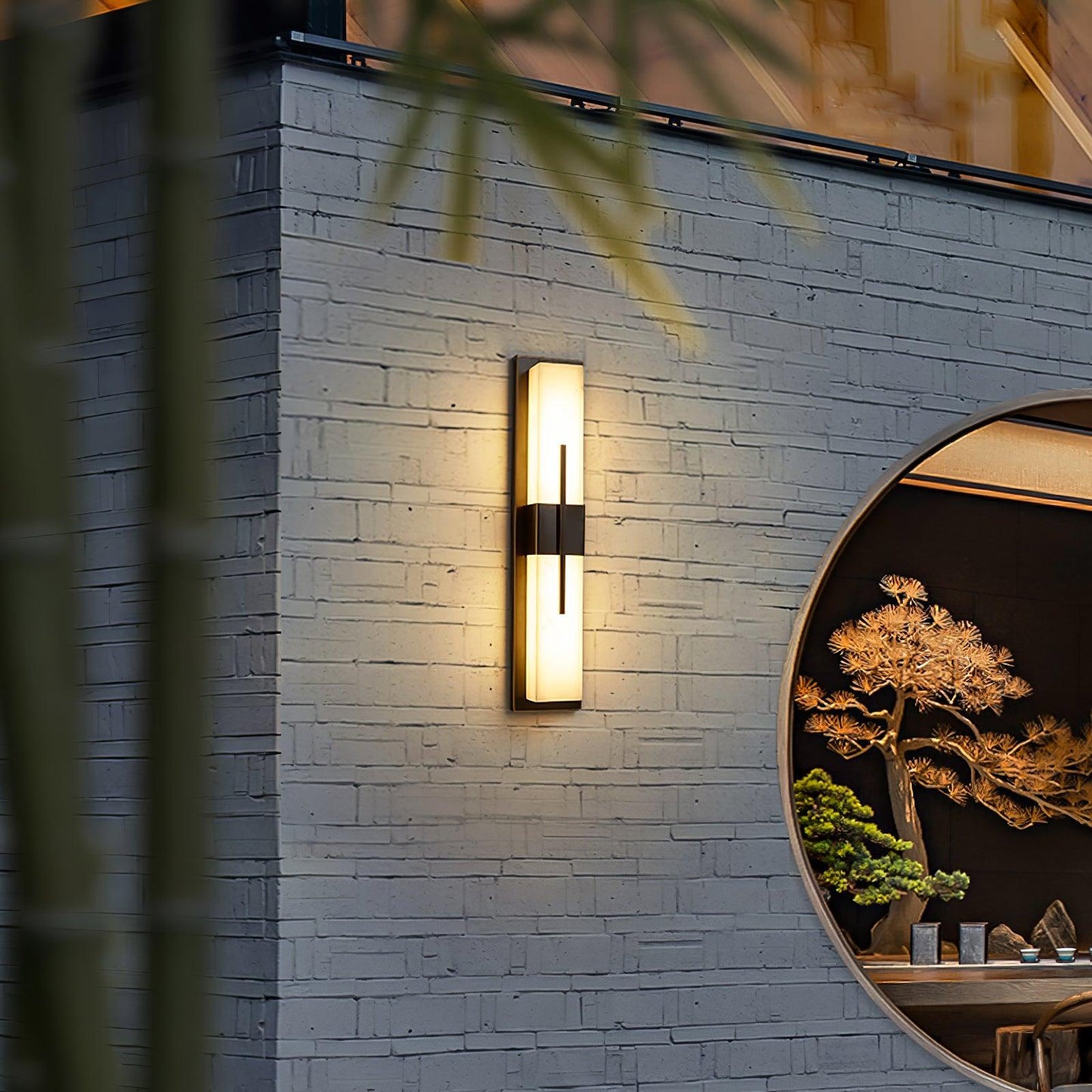 Possini Outdoor Wall Light Waterproof Stainless Steel LED Sconce