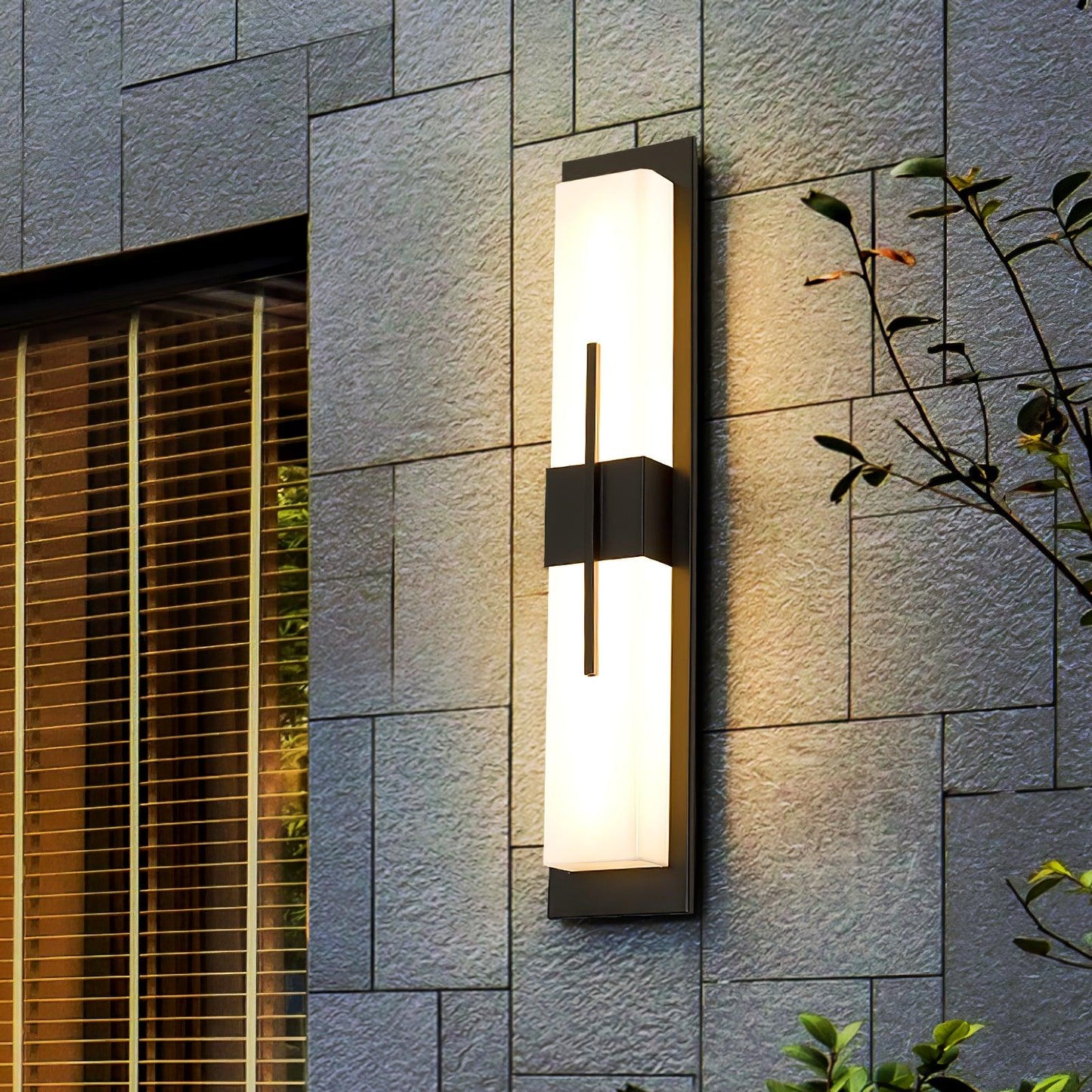 Possini Outdoor Wall Light Waterproof Stainless Steel LED Sconce