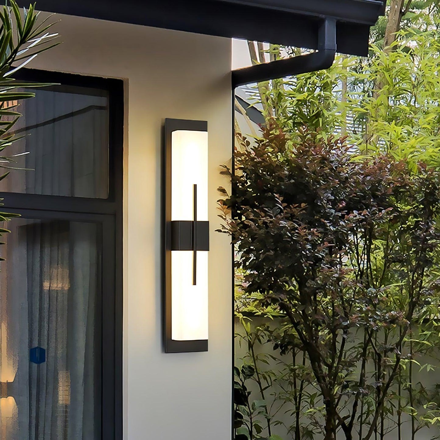 Possini Outdoor Wall Light Waterproof Stainless Steel LED Sconce