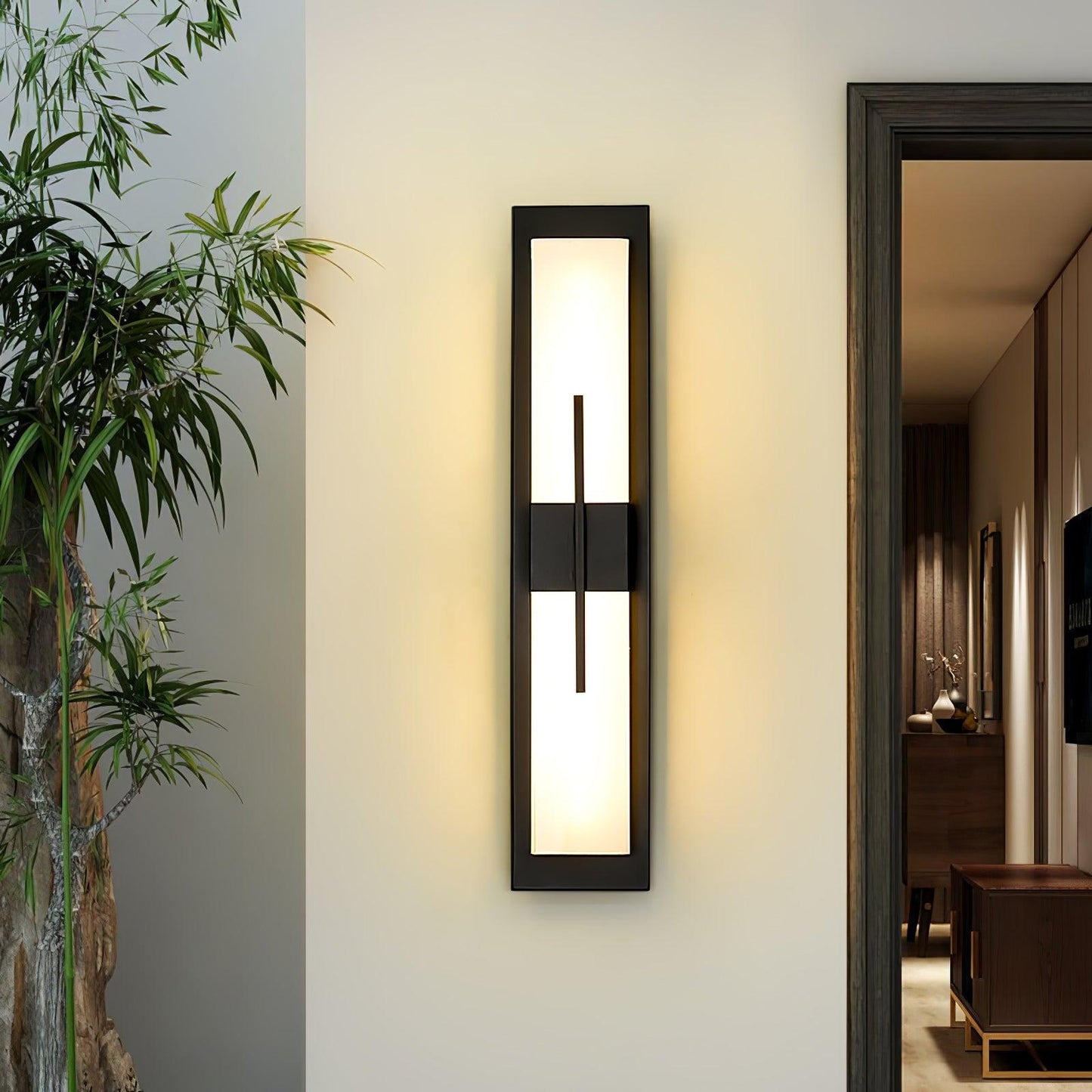 Possini Outdoor Wall Light Waterproof Stainless Steel LED Sconce