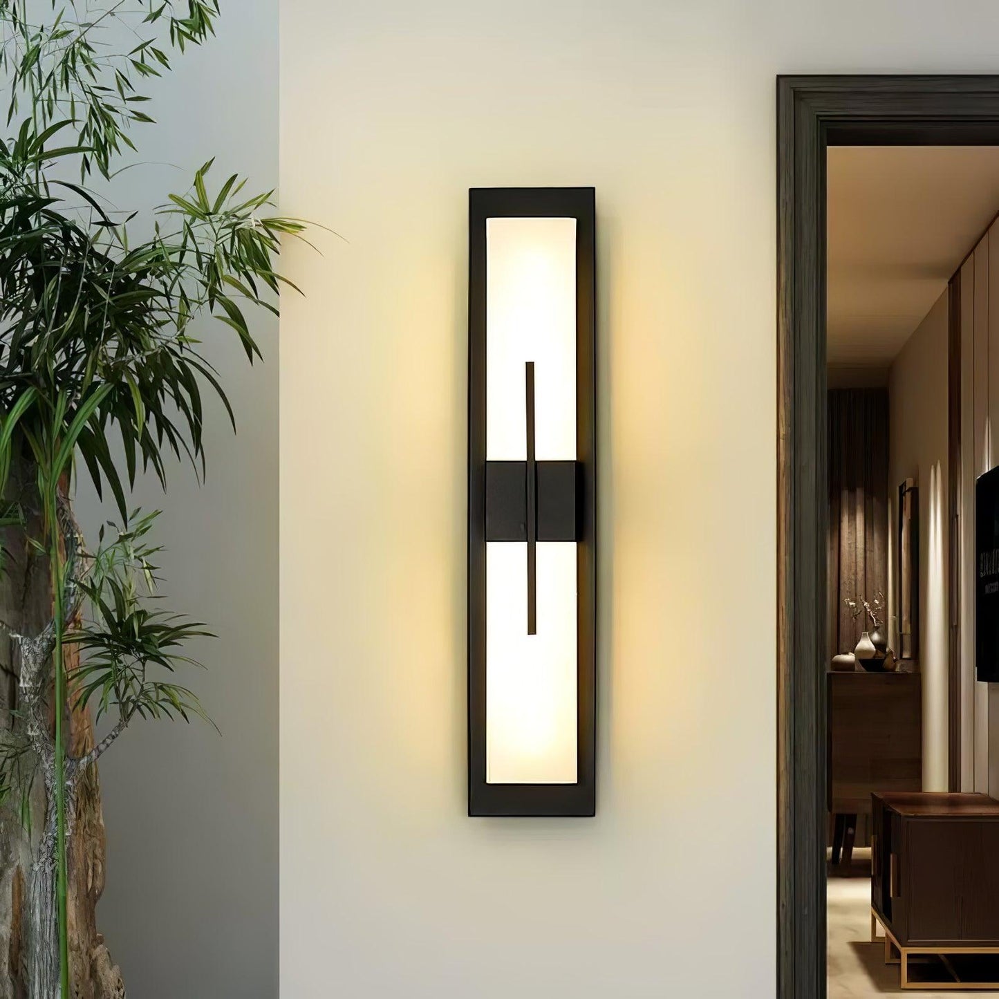 Possini Outdoor Wall Light Waterproof Stainless Steel LED Sconce