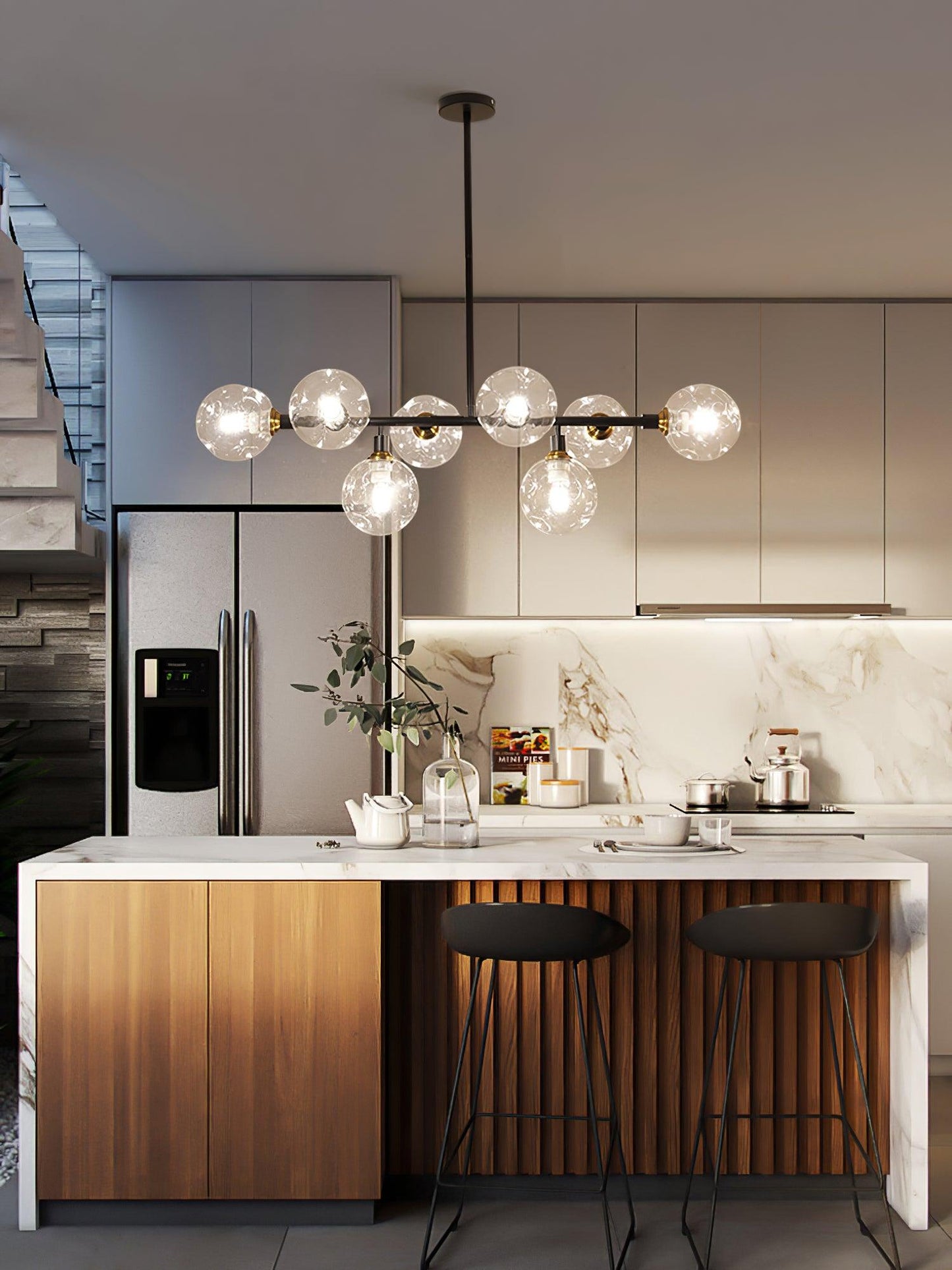 Primas Glass Chandelier - YIOSI