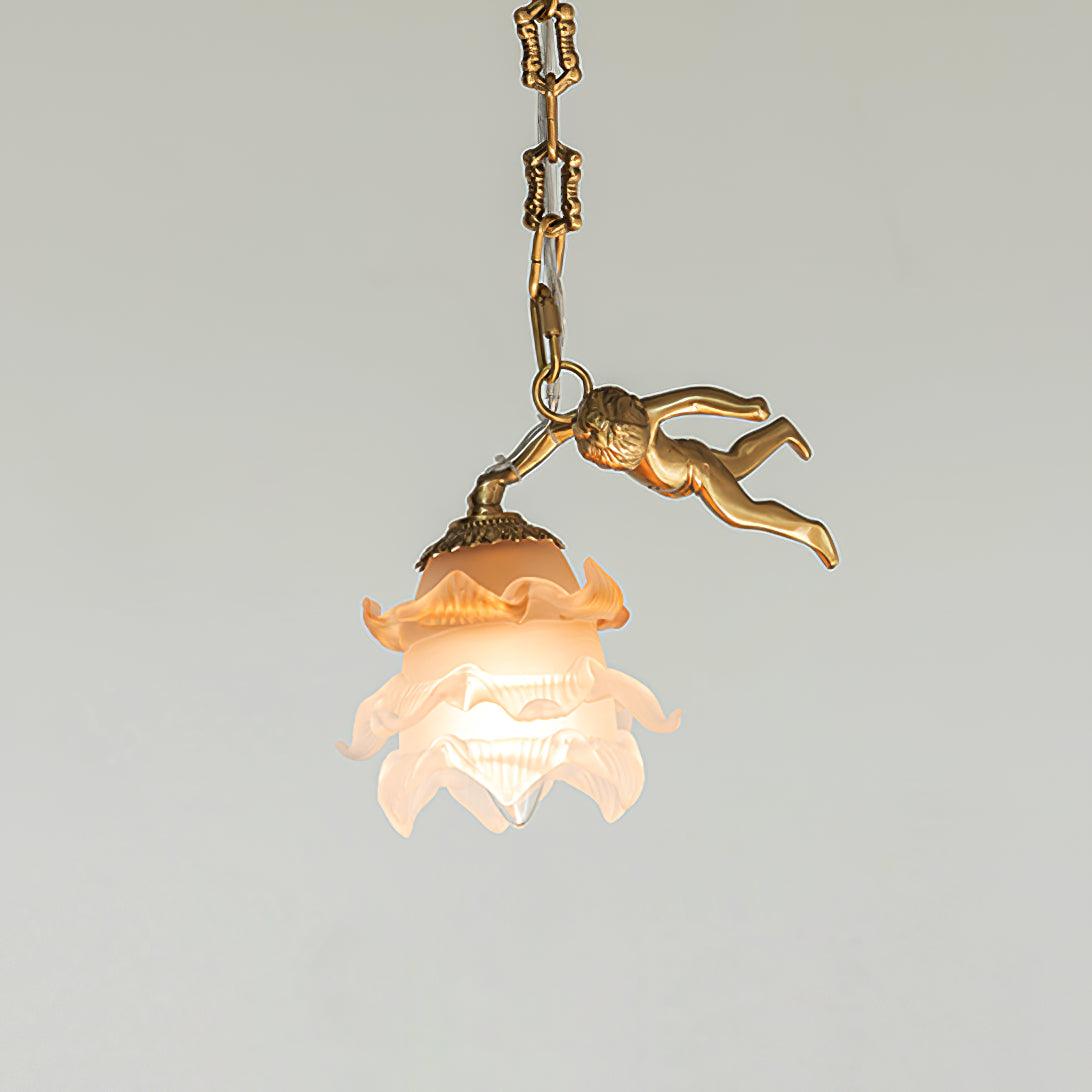 Putti Statuettes Brass Suspension - YIOSI