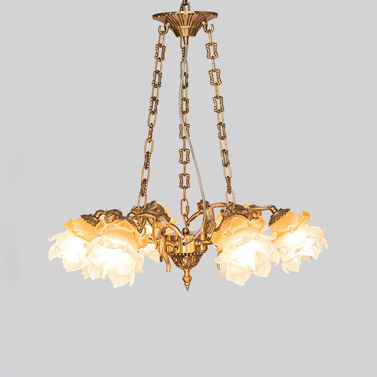 Putti Statuettes Brass Suspension - YIOSI