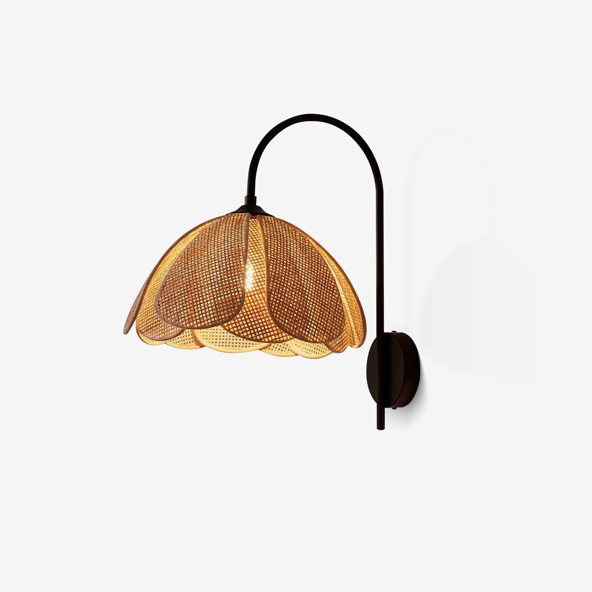Rattan Petal Wall Lamp - YIOSI