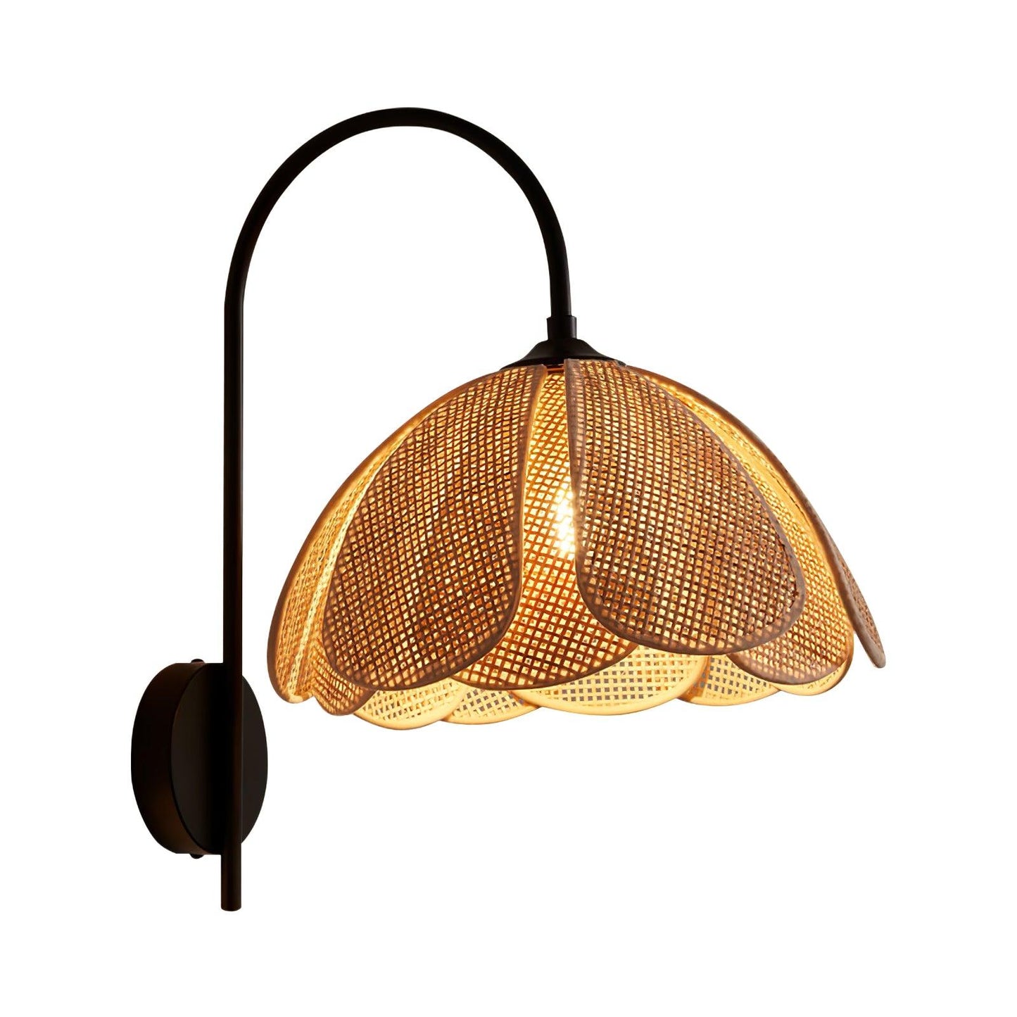 Rattan Petal Wall Lamp - YIOSI
