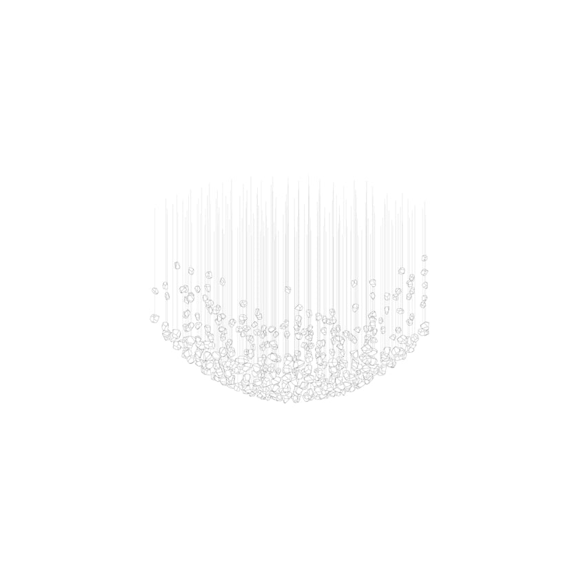 Raw Crystal Customize Chandelier - YIOSI