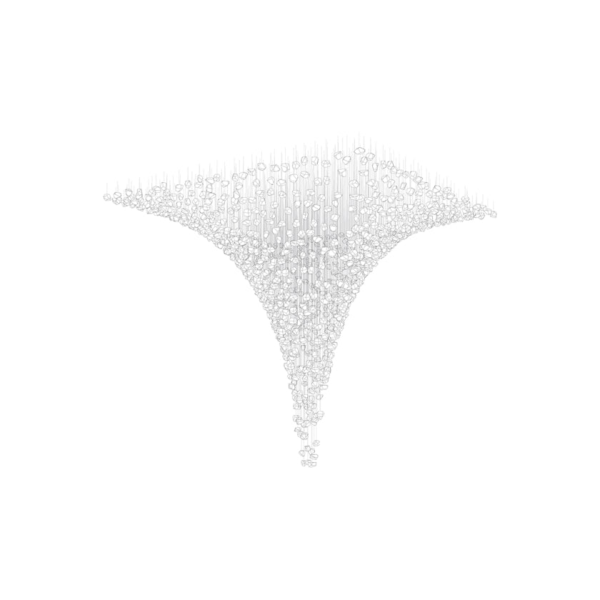 Raw Crystal Customize Chandelier - YIOSI