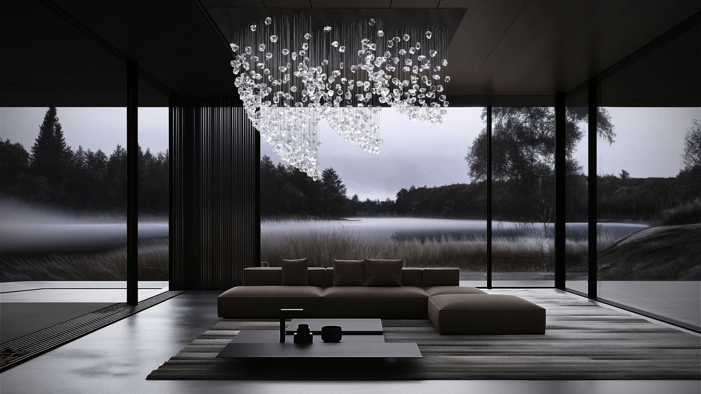 Raw Crystal Customize Chandelier - YIOSI