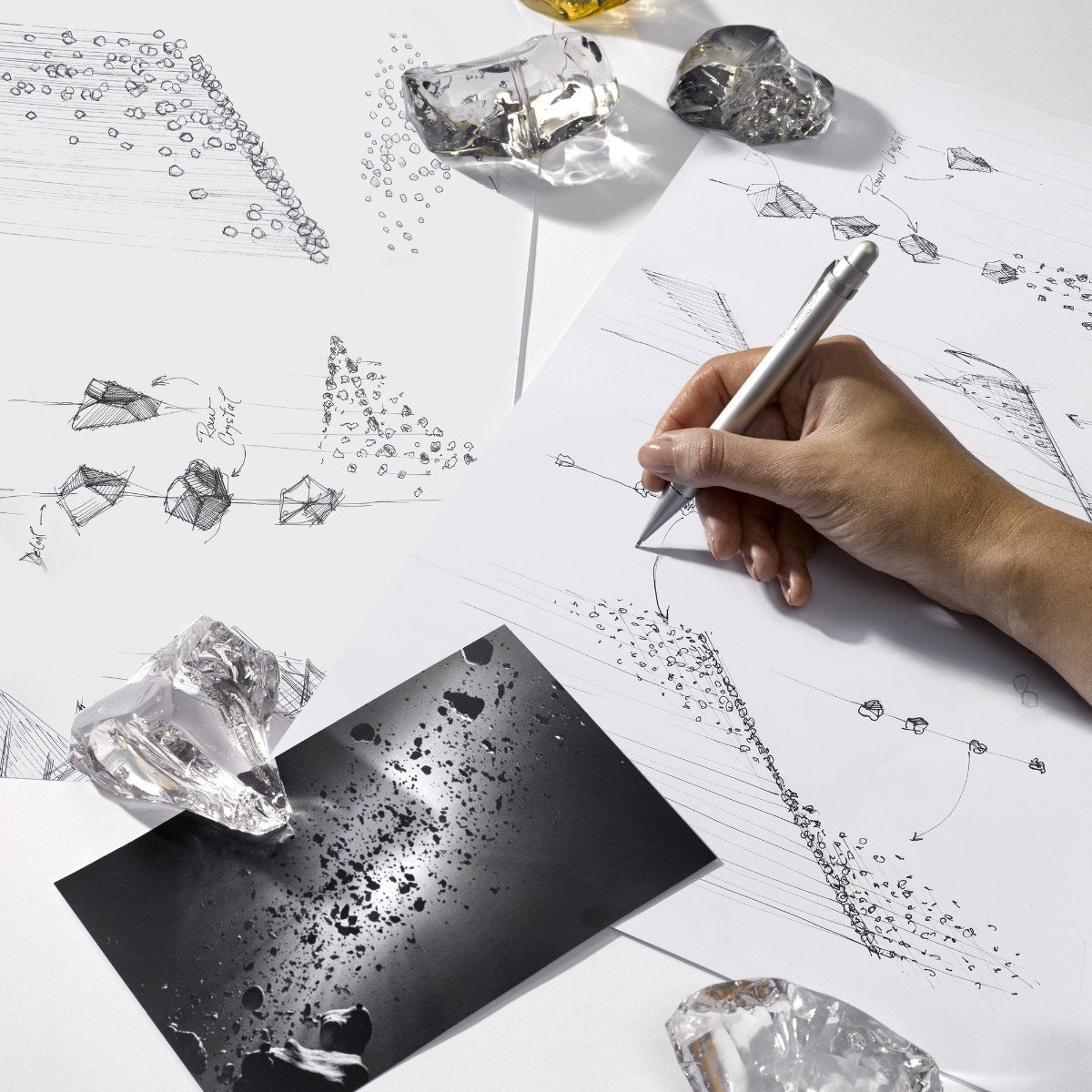 Raw Crystal Customize Chandelier - YIOSI