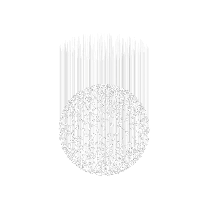 Raw Crystal Customize Chandelier - YIOSI