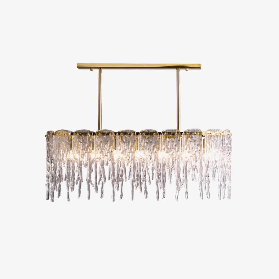 Rectangular Icicle Glass Chandelier - YIOSI