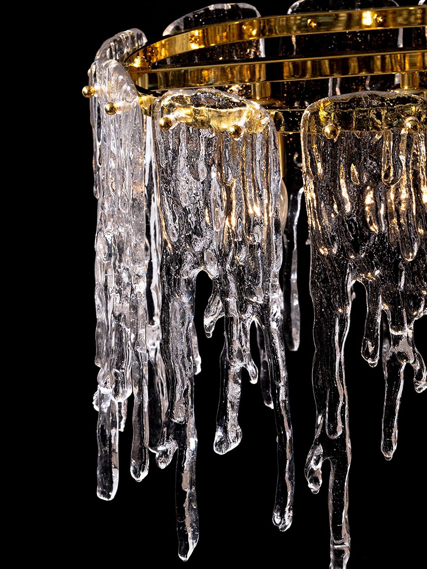 Rectangular Icicle Glass Chandelier - YIOSI