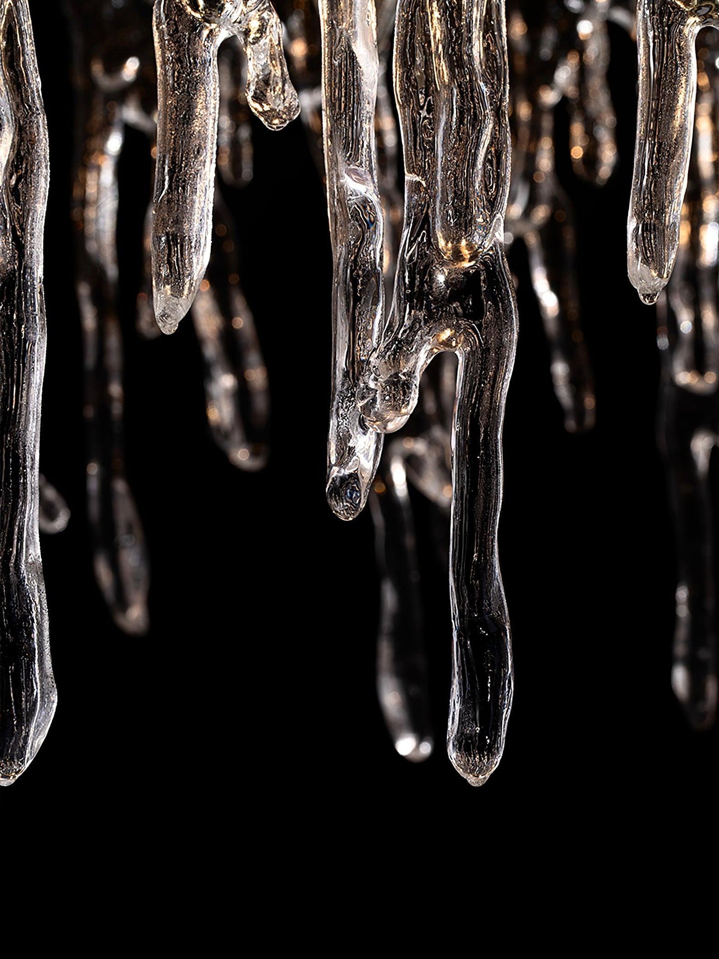 Rectangular Icicle Glass Chandelier - YIOSI