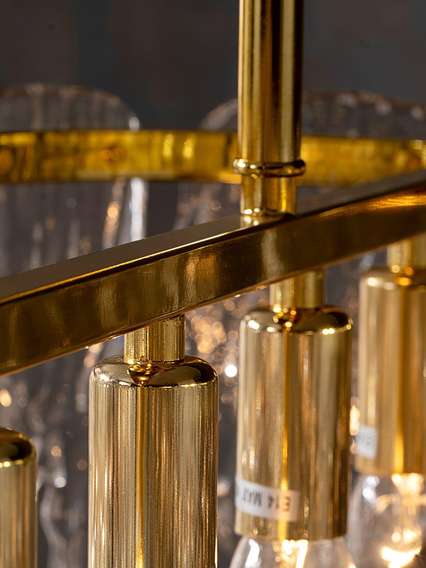 Rectangular Icicle Glass Chandelier - YIOSI