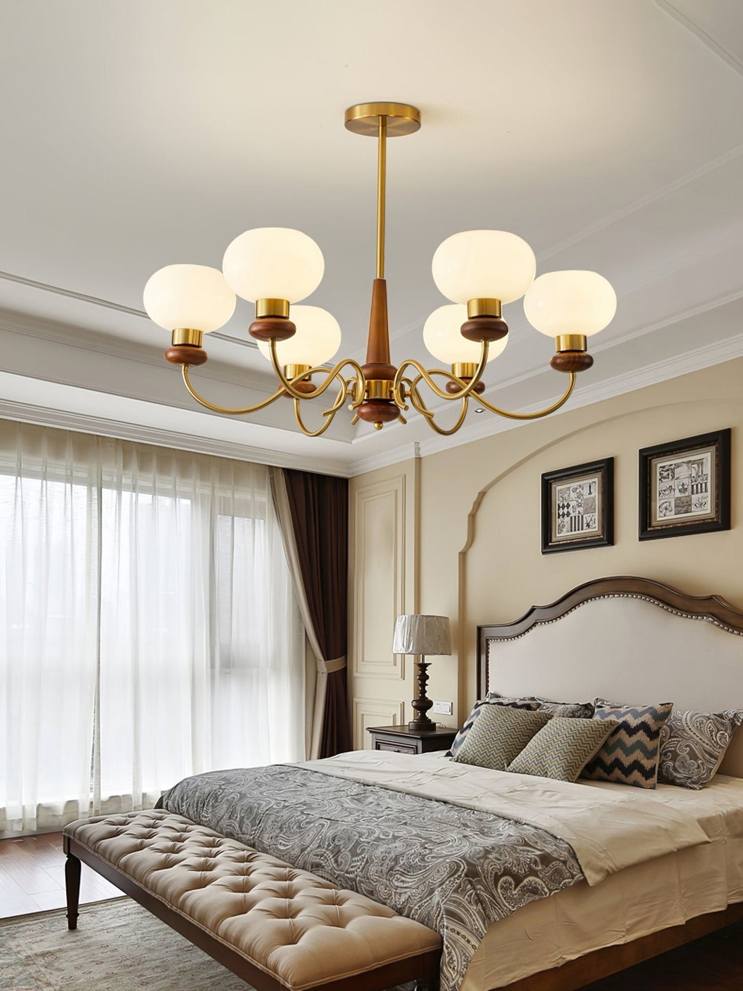 Regency Globe Chandelier - YIOSI