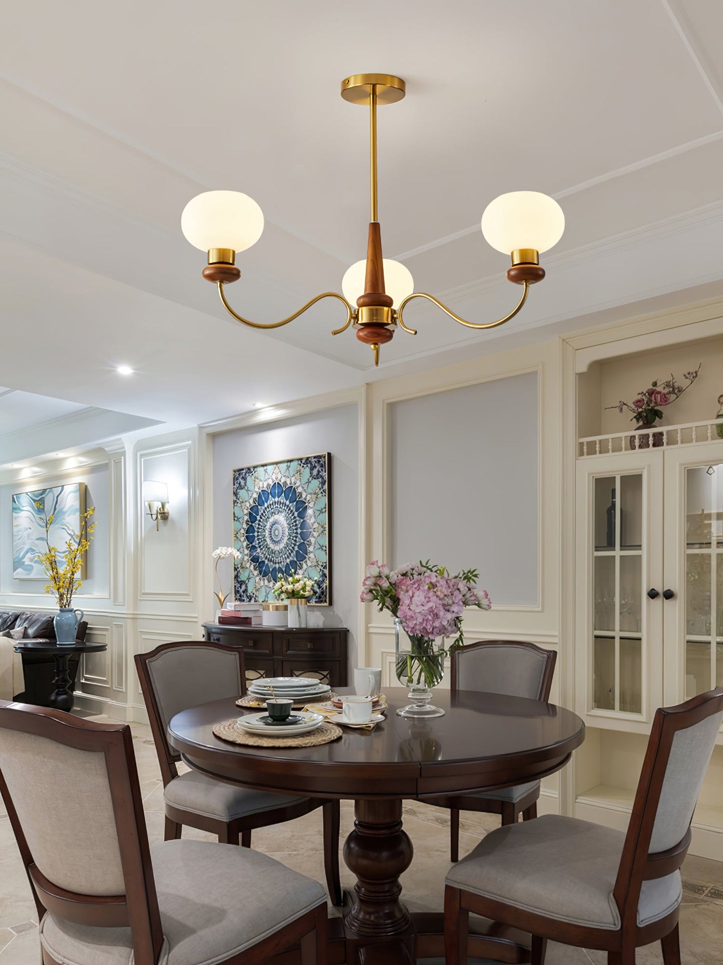 Regency Globe Chandelier - YIOSI