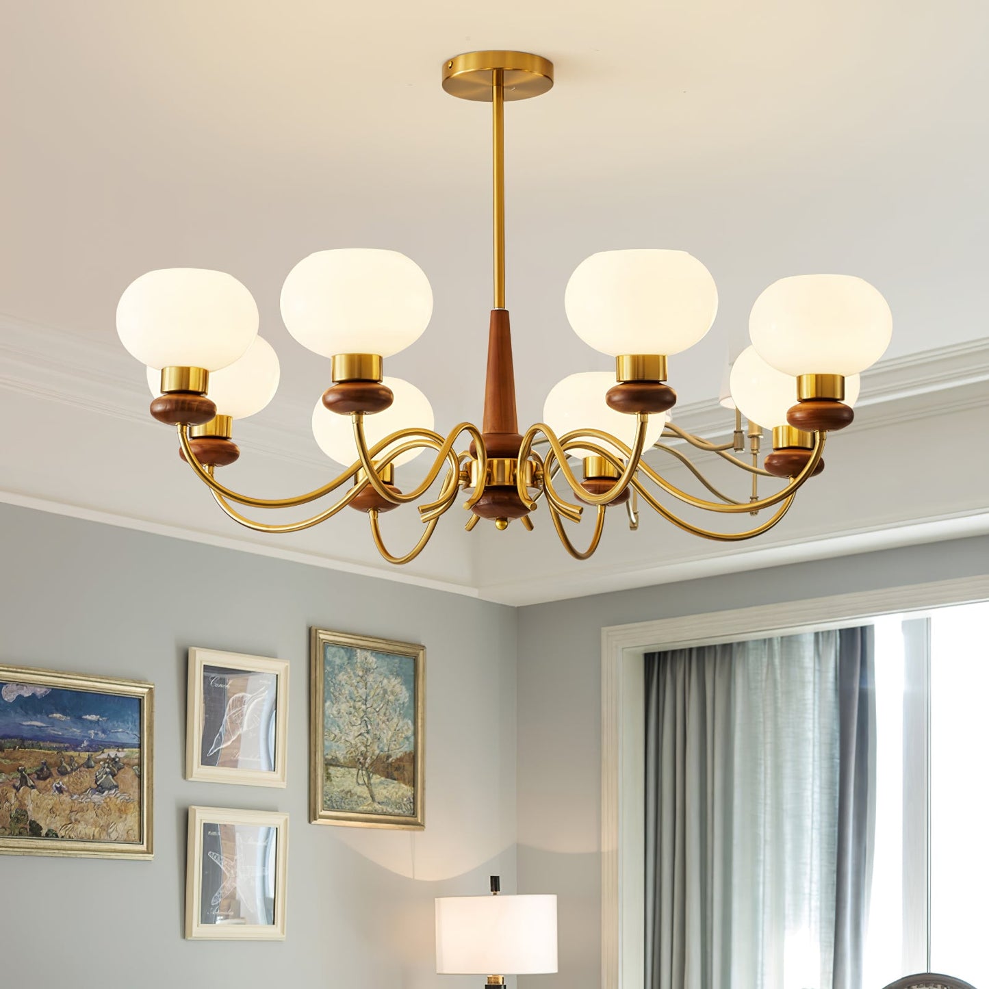 Regency Globe Chandelier - YIOSI