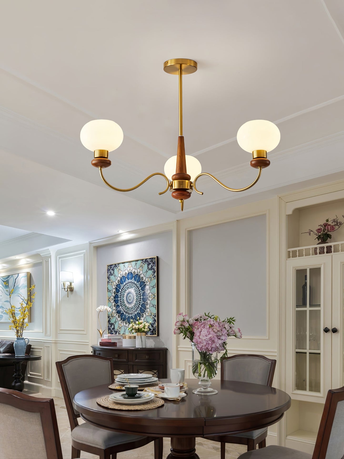 Regency Globe Chandelier - YIOSI