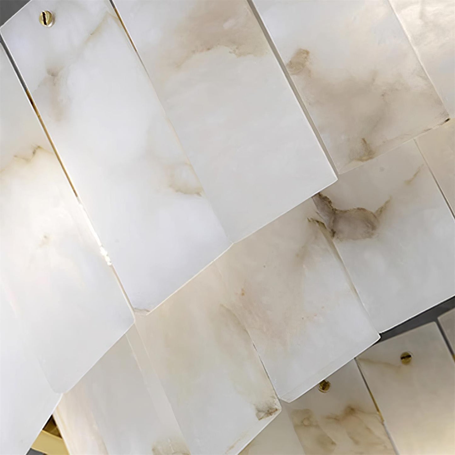 Regina Alabaster Chandelier – Elegant Brass & White Alabaster Light Fixture