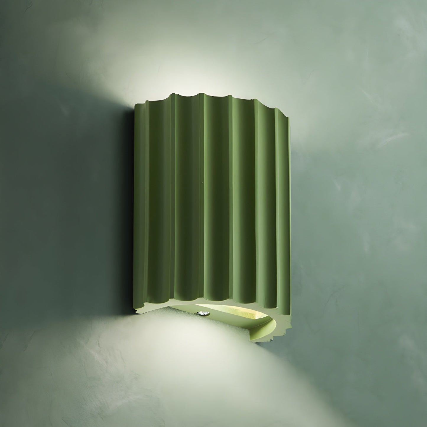 Resin Ribbed Wall Lamp - YIOSI