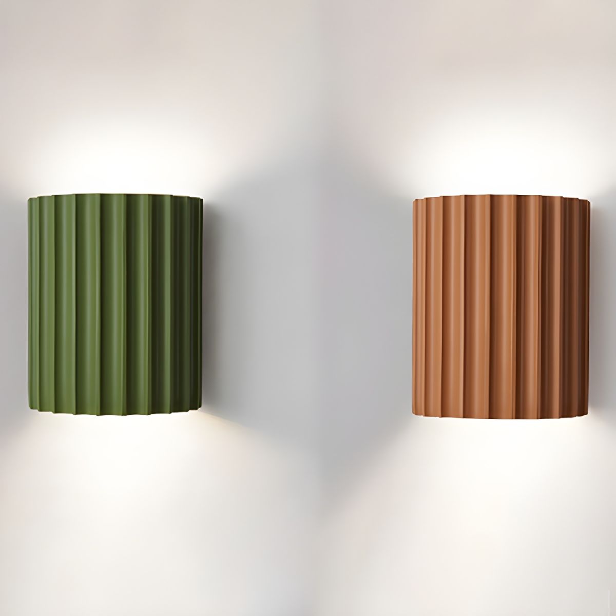 Resin Ribbed Wall Lamp - YIOSI