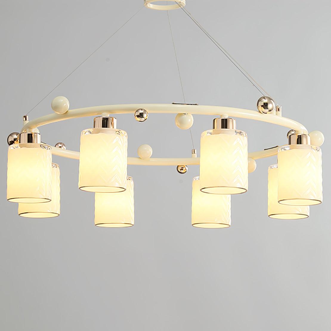 Ring Glass Cup Chandelier - YIOSI