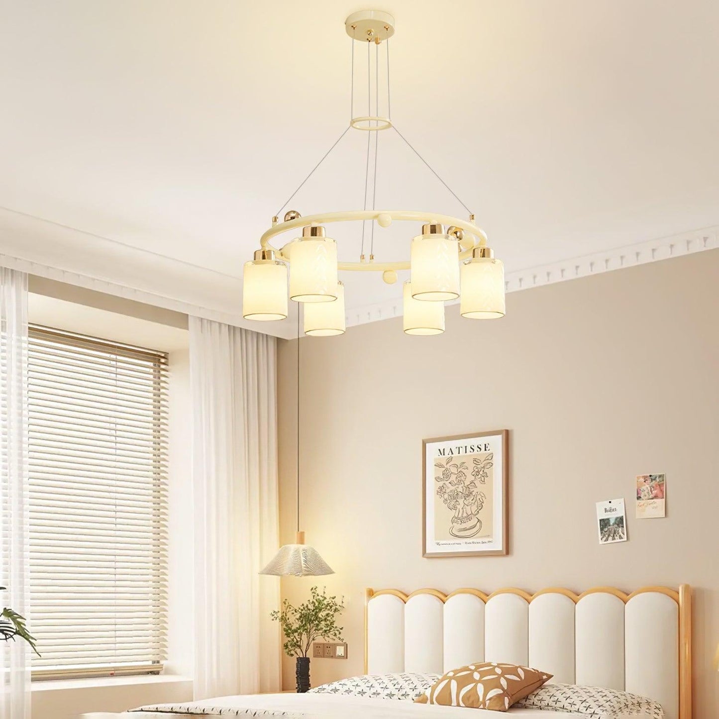 Ring Glass Cup Chandelier - YIOSI