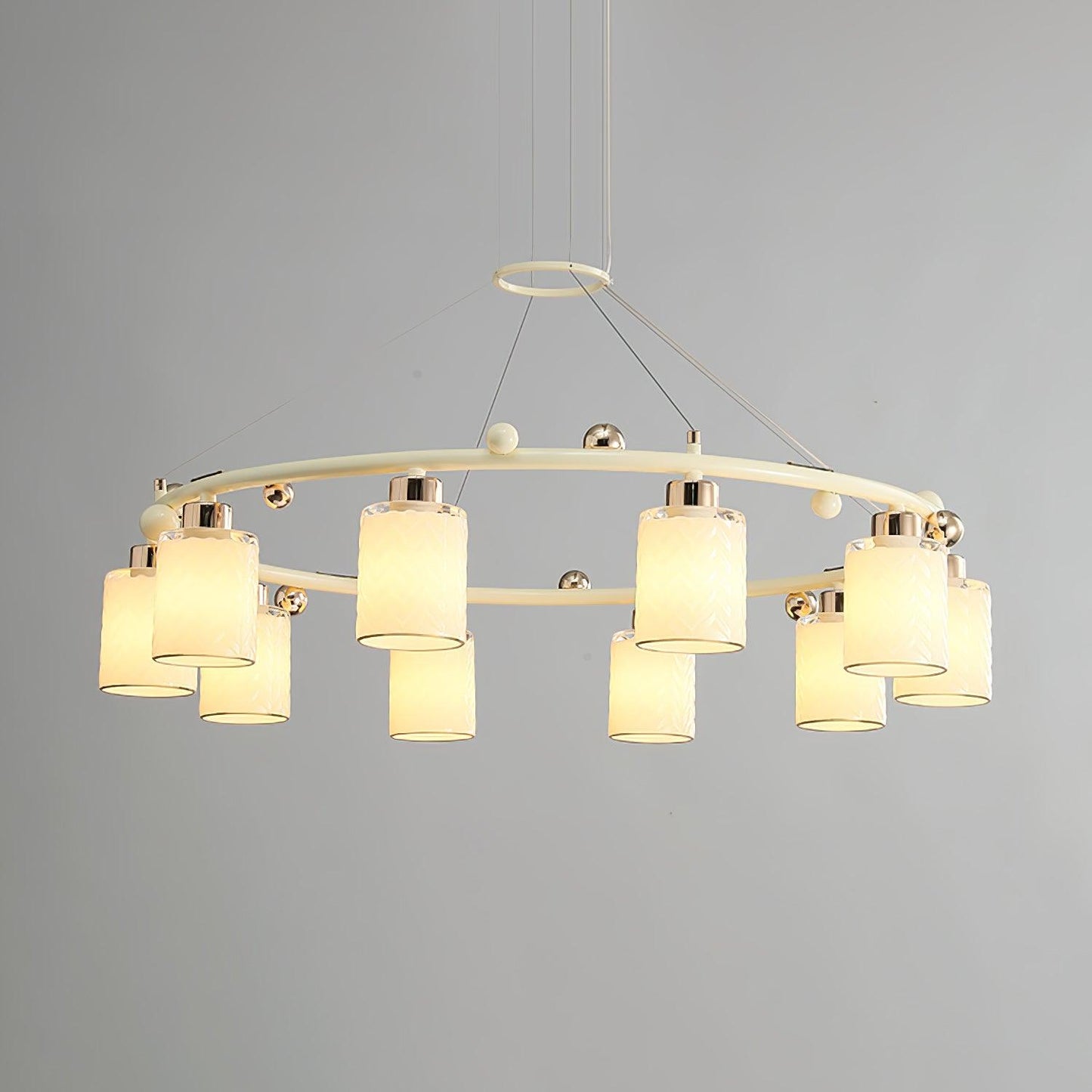 Ring Glass Cup Chandelier - YIOSI