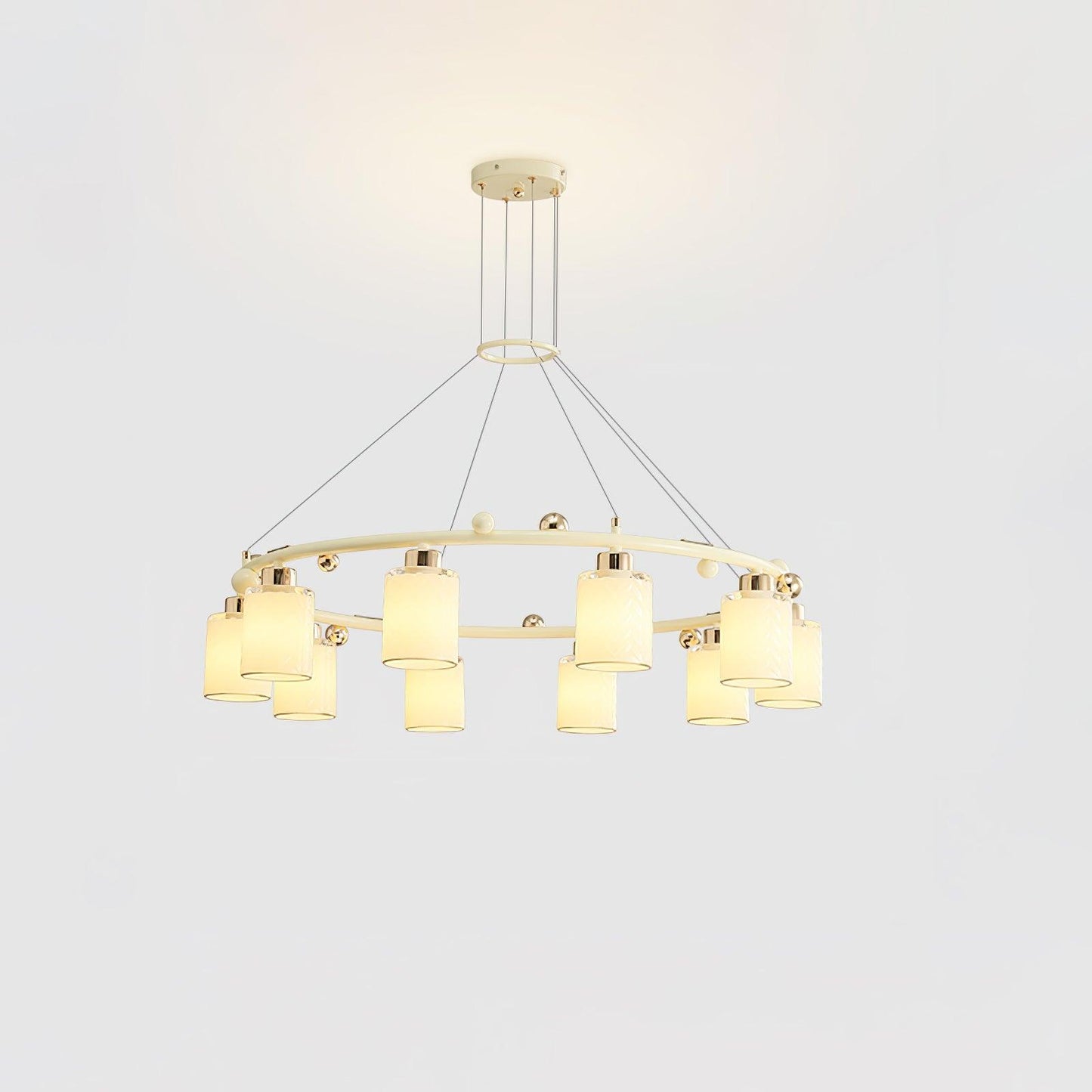 Ring Glass Cup Chandelier - YIOSI