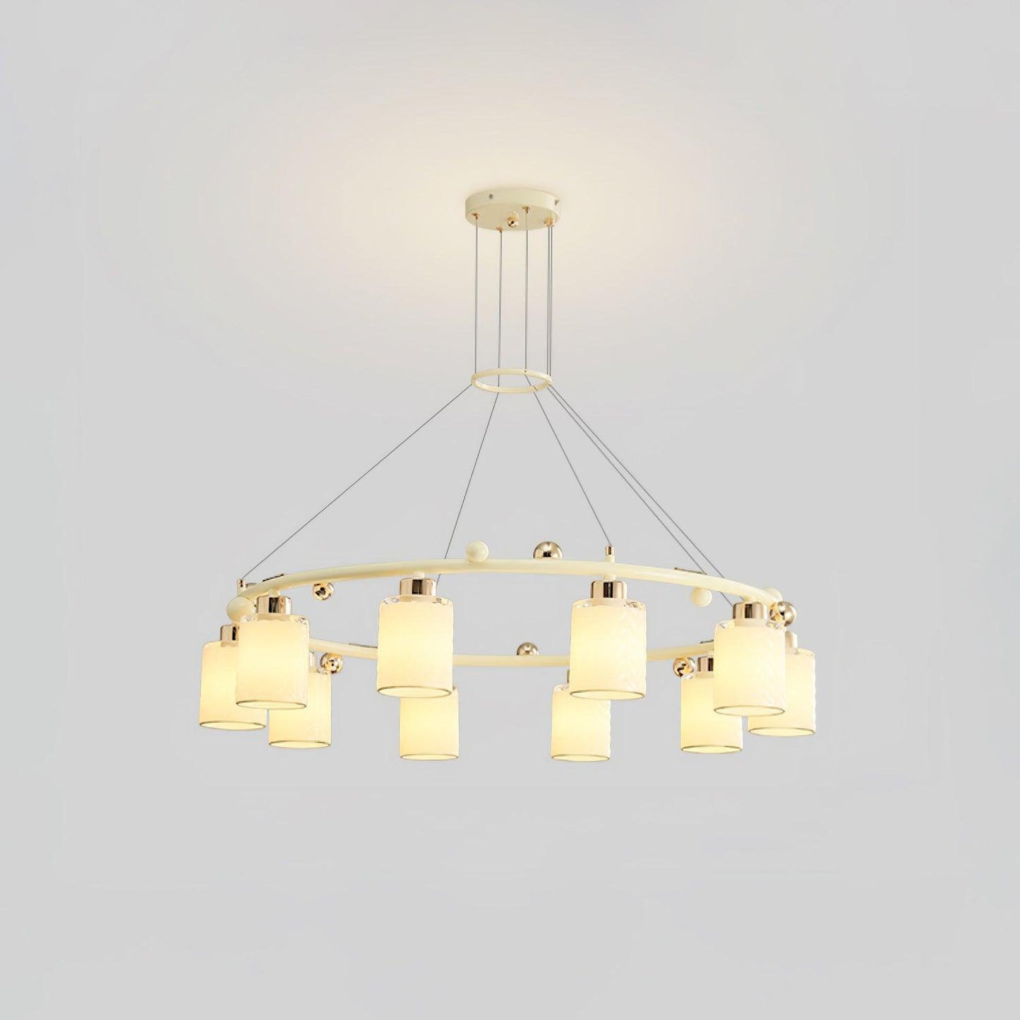 Ring Glass Cup Chandelier - YIOSI