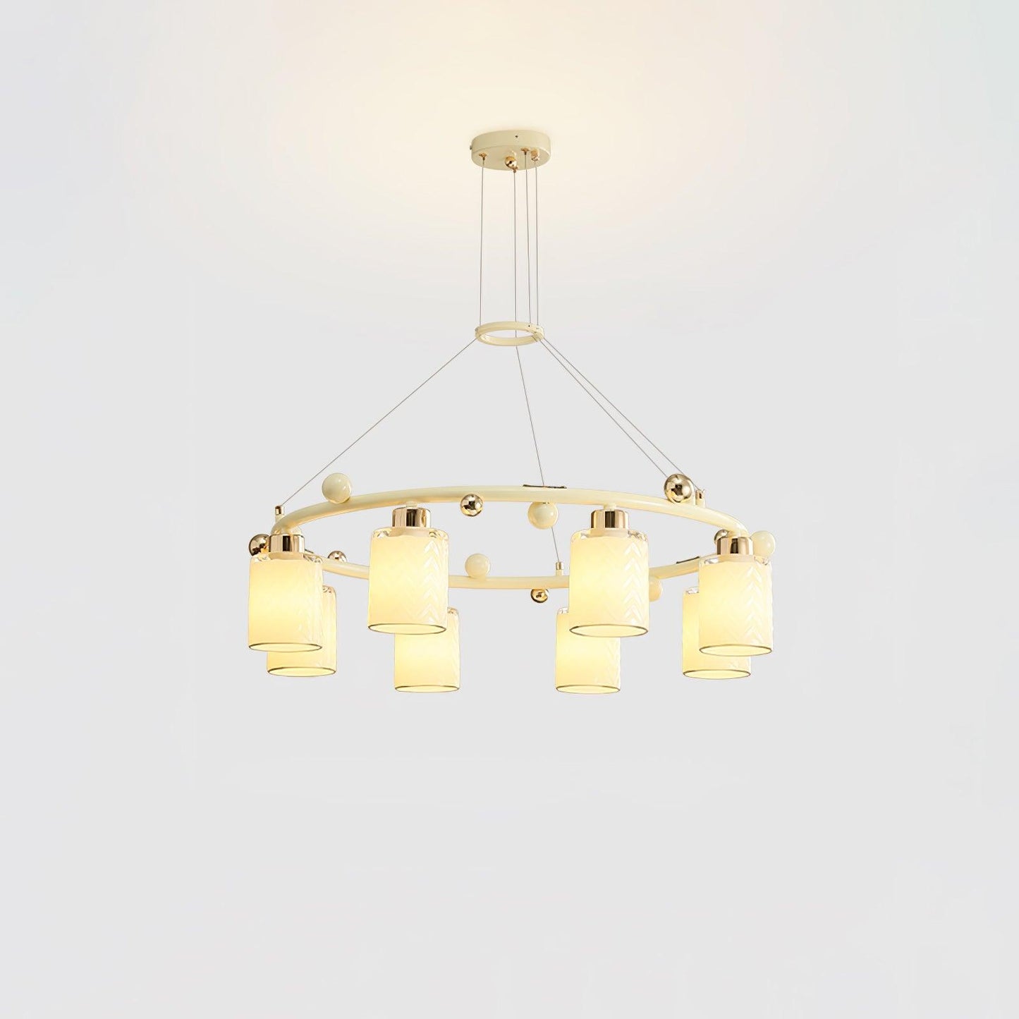 Ring Glass Cup Chandelier - YIOSI