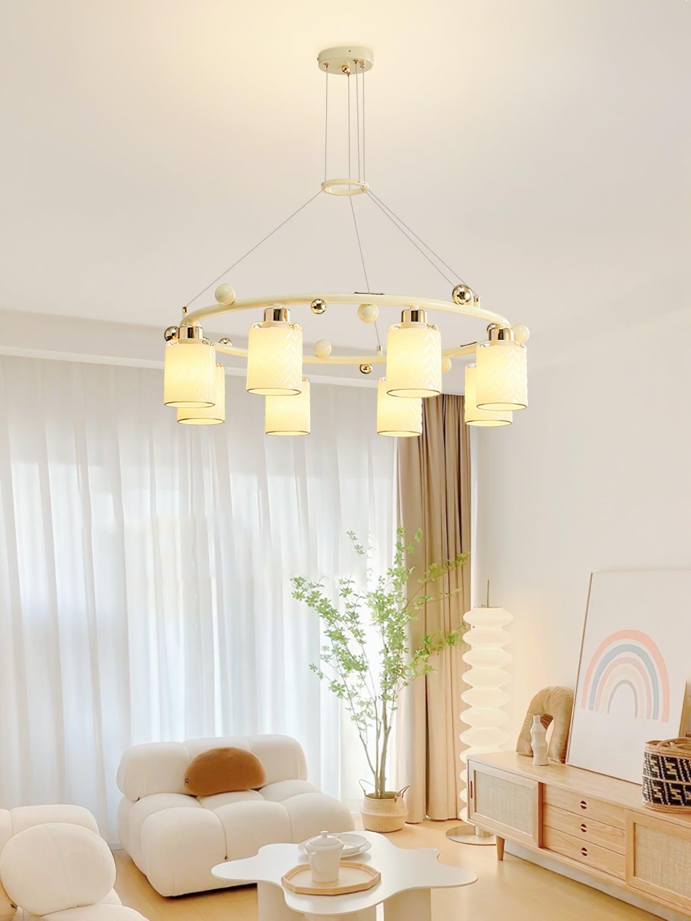 Ring Glass Cup Chandelier - YIOSI
