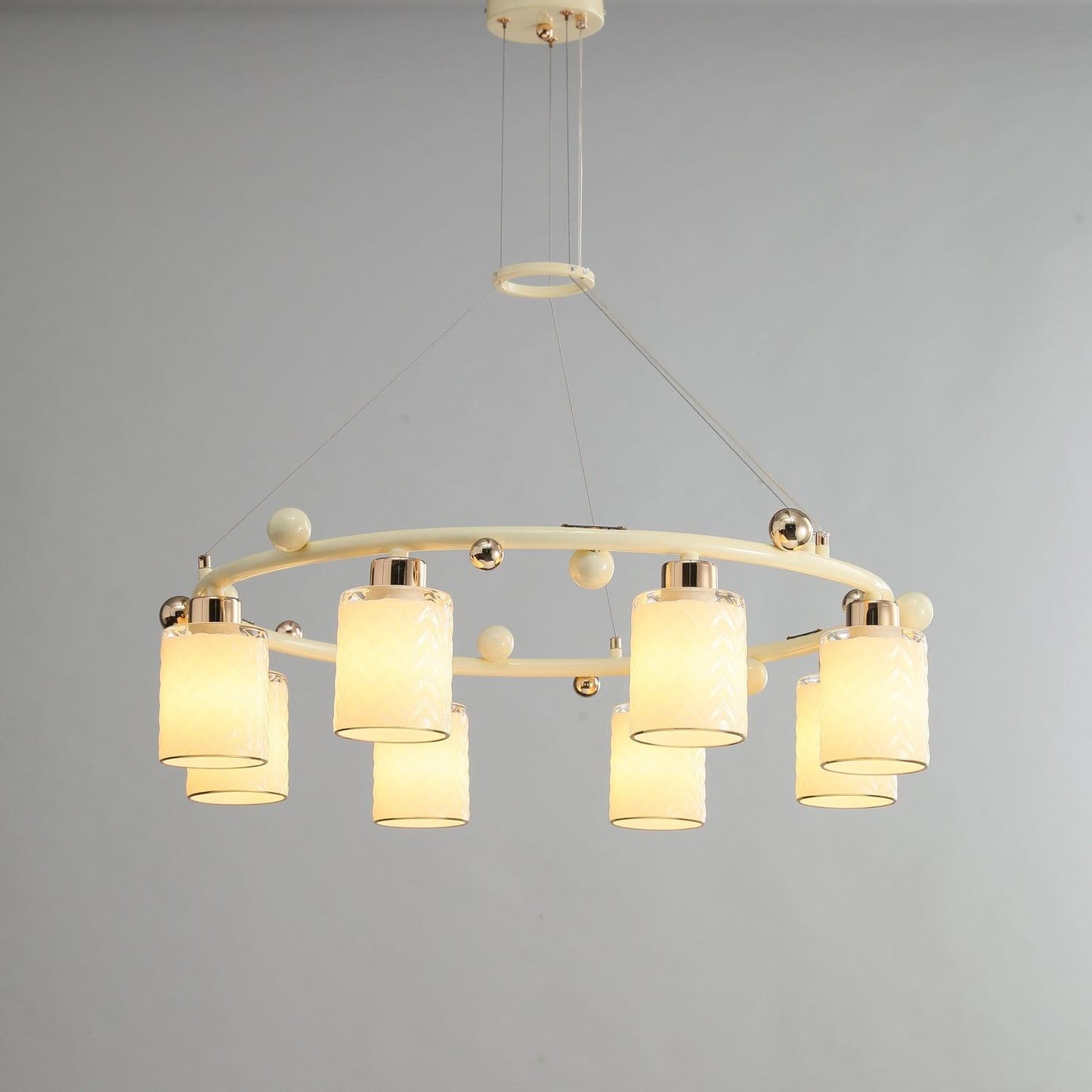 Ring Glass Cup Chandelier - YIOSI