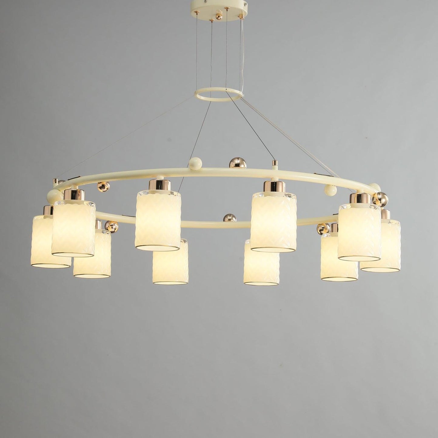 Ring Glass Cup Chandelier - YIOSI