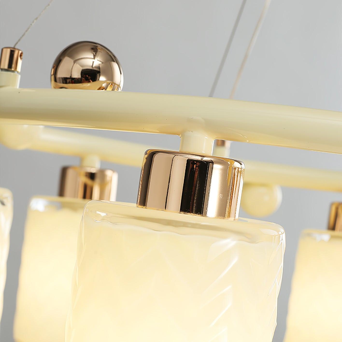 Ring Glass Cup Chandelier - YIOSI