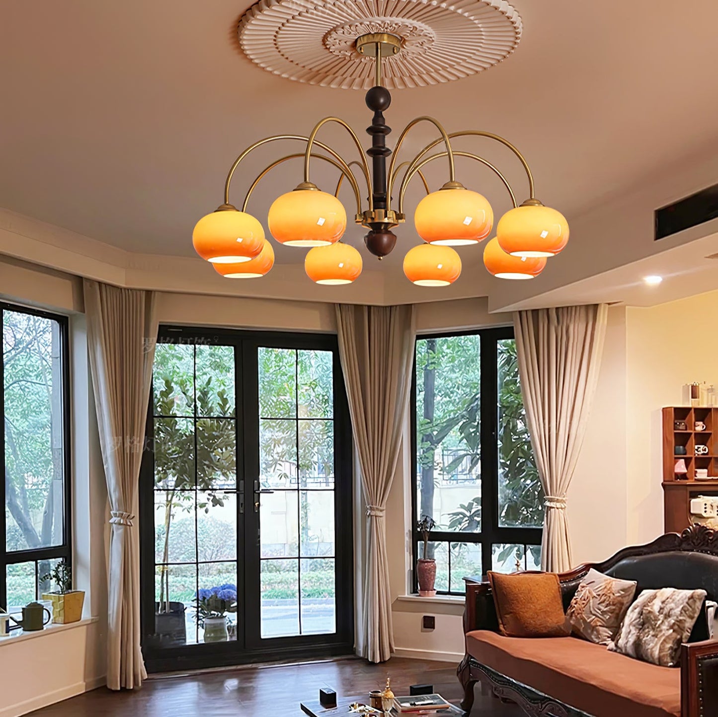 Ripe Persimmon Chandelier - YIOSI