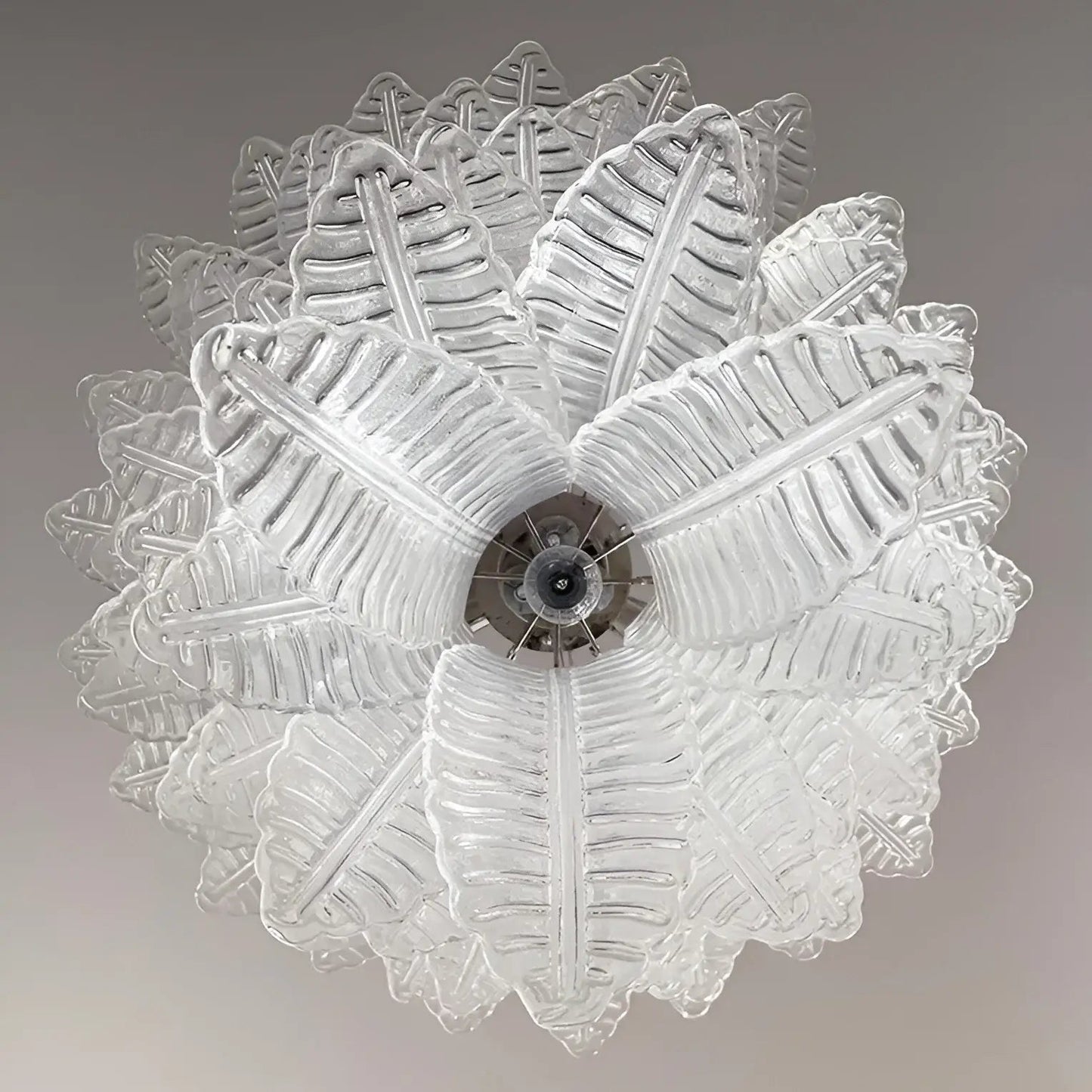Rosalind Murano Clear Glass Chandelier - YIOSI